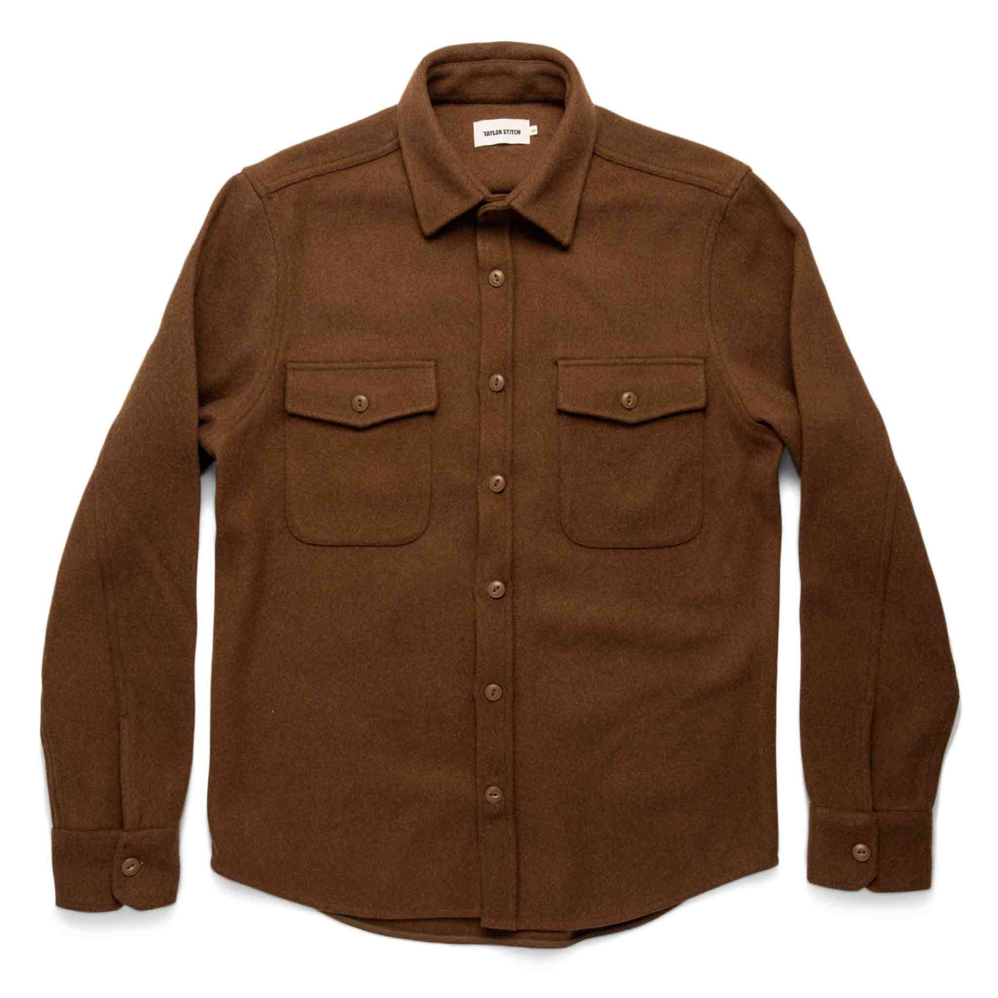 The Maritime Shirt Jacket in Rust: Alternate Image 10, Outerwear by Taylor Stitch