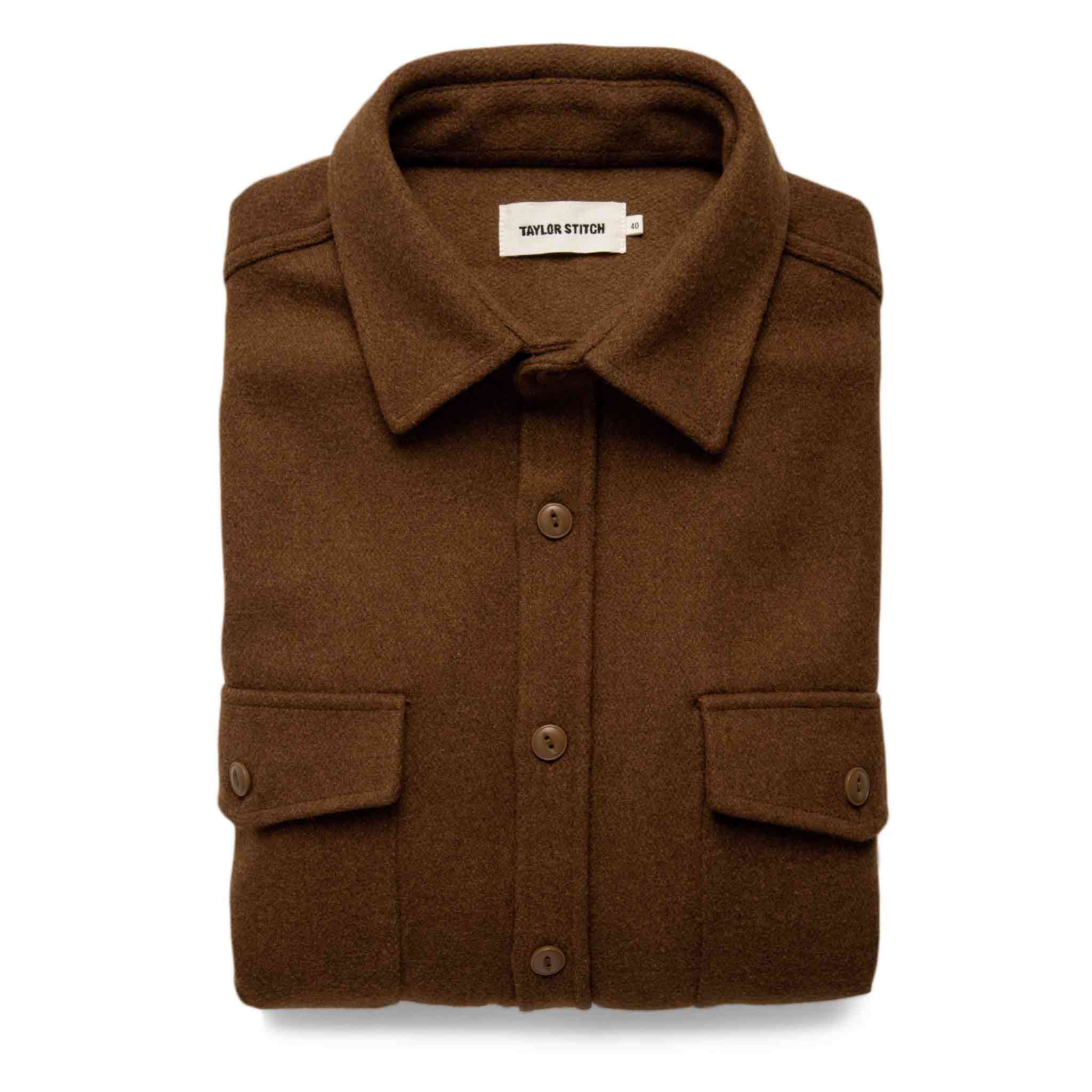 The Maritime Shirt Jacket in Rust: Featured Image, Outerwear by Taylor Stitch