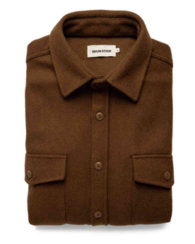 The Maritime Shirt Jacket in Rust: Featured Image, Outerwear by Taylor Stitch