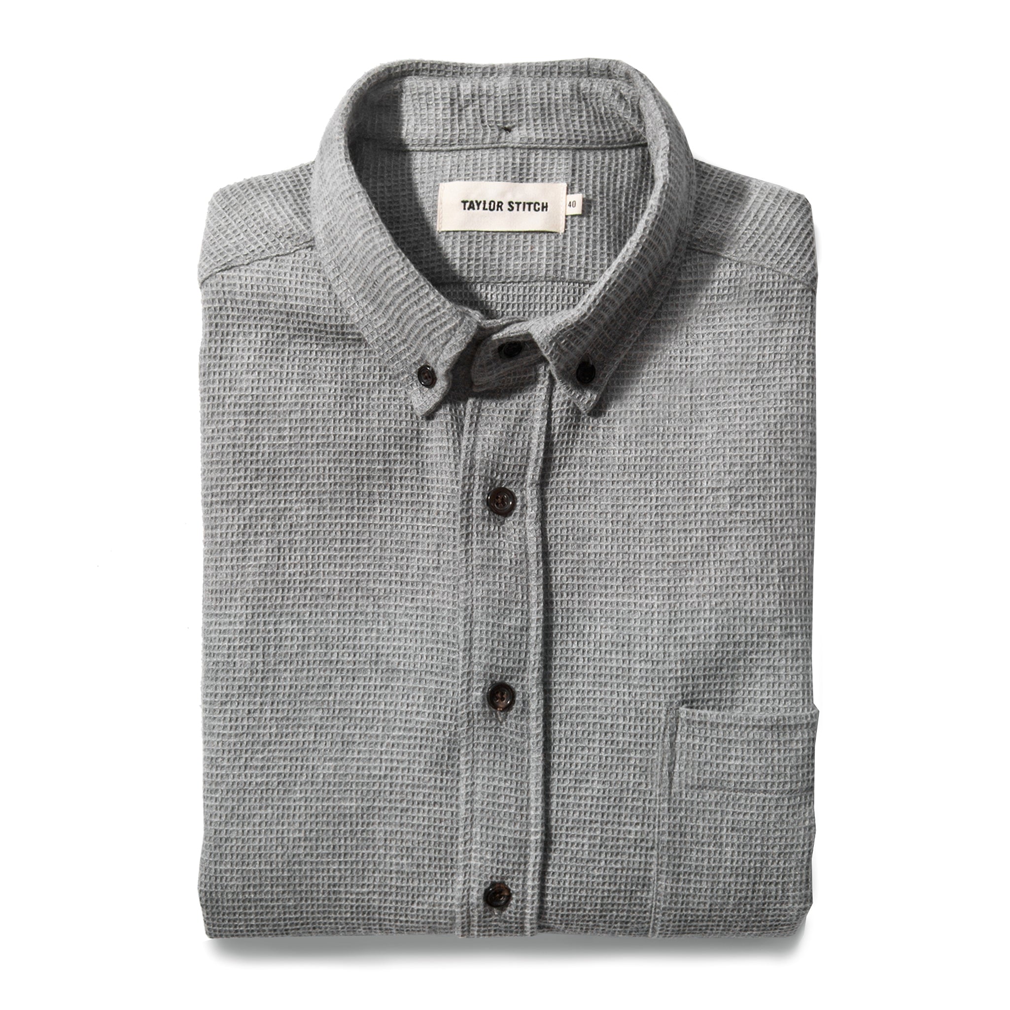 The Short Sleeve Jack in Ash Waffle: Alternate Image 5, Wovens by Taylor Stitch