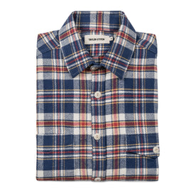 The Crater Shirt in Navy Plaid - featured image