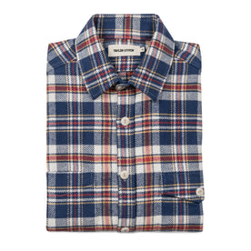The Crater Shirt in Navy Plaid: Featured Image