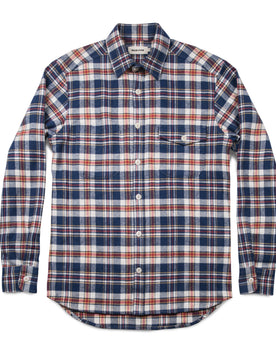 The Crater Shirt in Navy Plaid: Alternate Image 6, Wovens by Taylor Stitch
