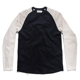 The Heavy Bag Baseball Tee in Navy: Featured Image