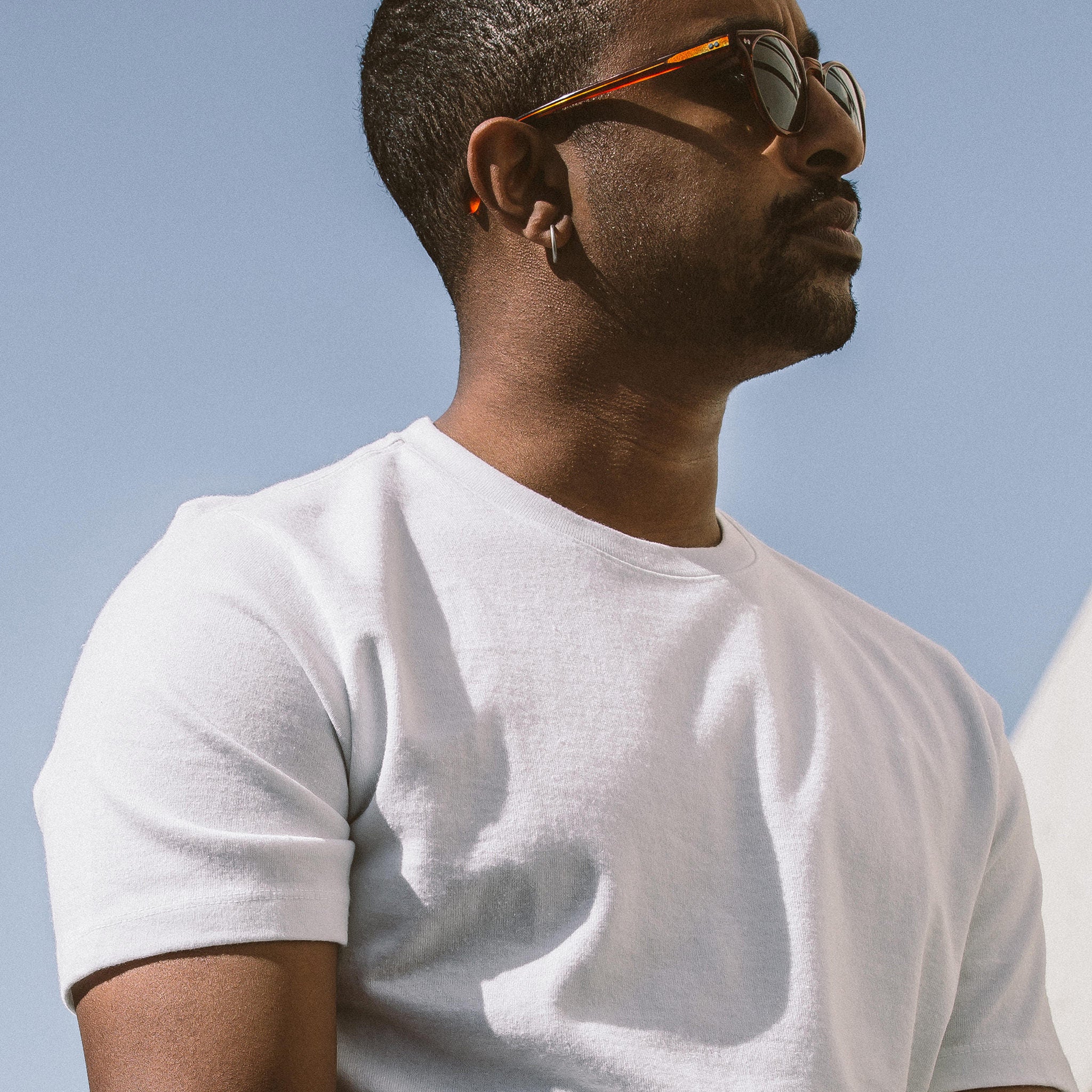 The Triblend Tee in White: Alternate Image 3, Knits by Taylor Stitch