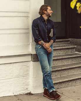 The Jack in Washed Indigo Twill: Alternate Image 1, Wovens by Taylor Stitch