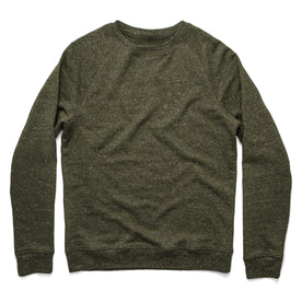 The Crewneck in French Terry Heather Olive: Featured Image