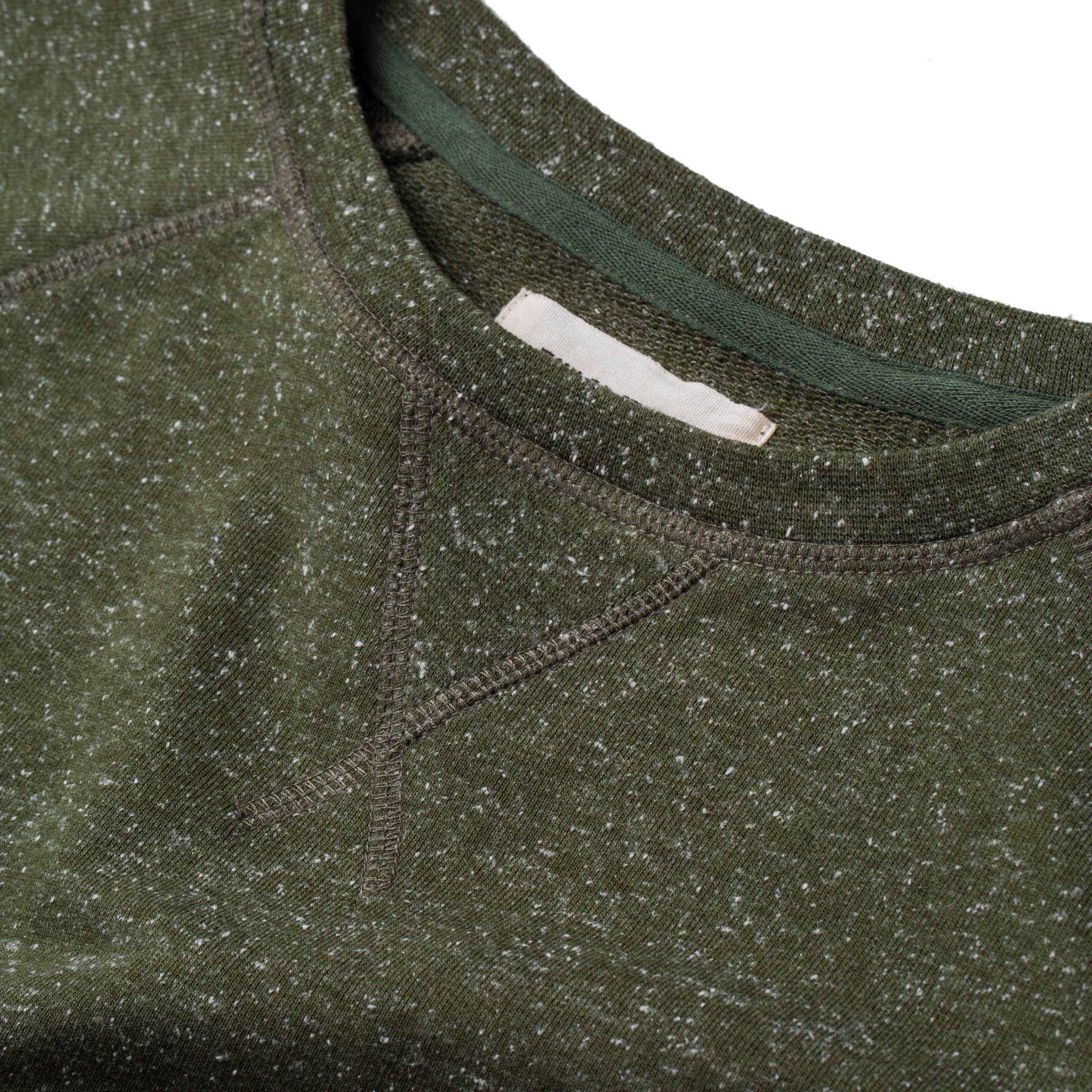 The Crewneck in French Terry Heather Olive: Alternate Image 7, Knits by Taylor Stitch