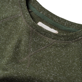 The Crewneck in French Terry Heather Olive: Alternate Image 7