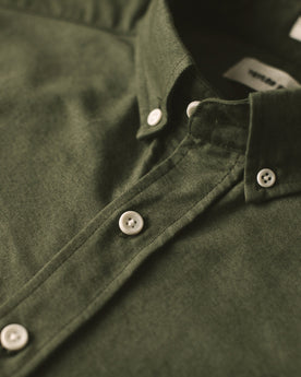 material shot of The Jack in Army Everyday Oxford, Wovens by Taylor Stitch