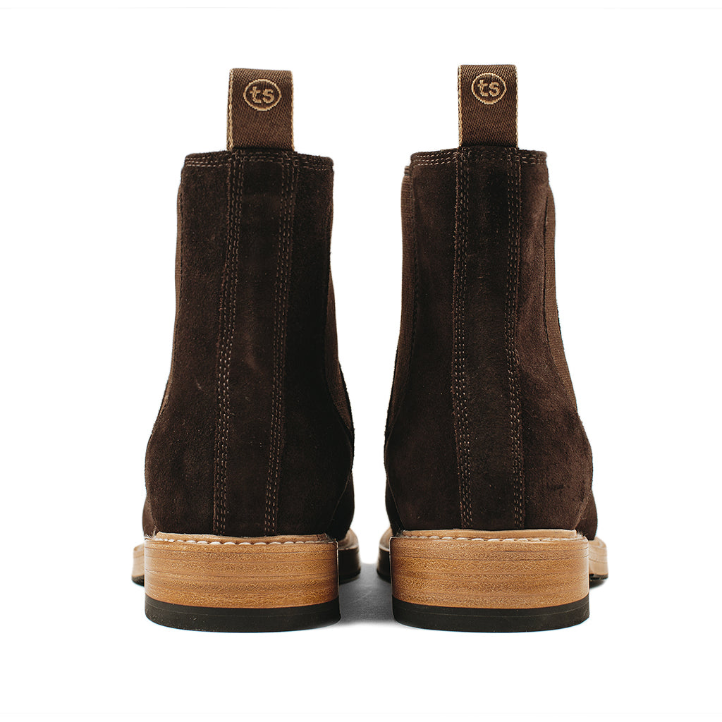 The Ranch Boot in Weatherproof Chocolate Suede: Alternate Image 10, Footwear by Taylor Stitch