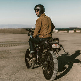 Our fit model on his bike