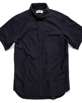 The Short Sleeve Jack in Indigo Dobby: Featured Image, Wovens by Taylor Stitch