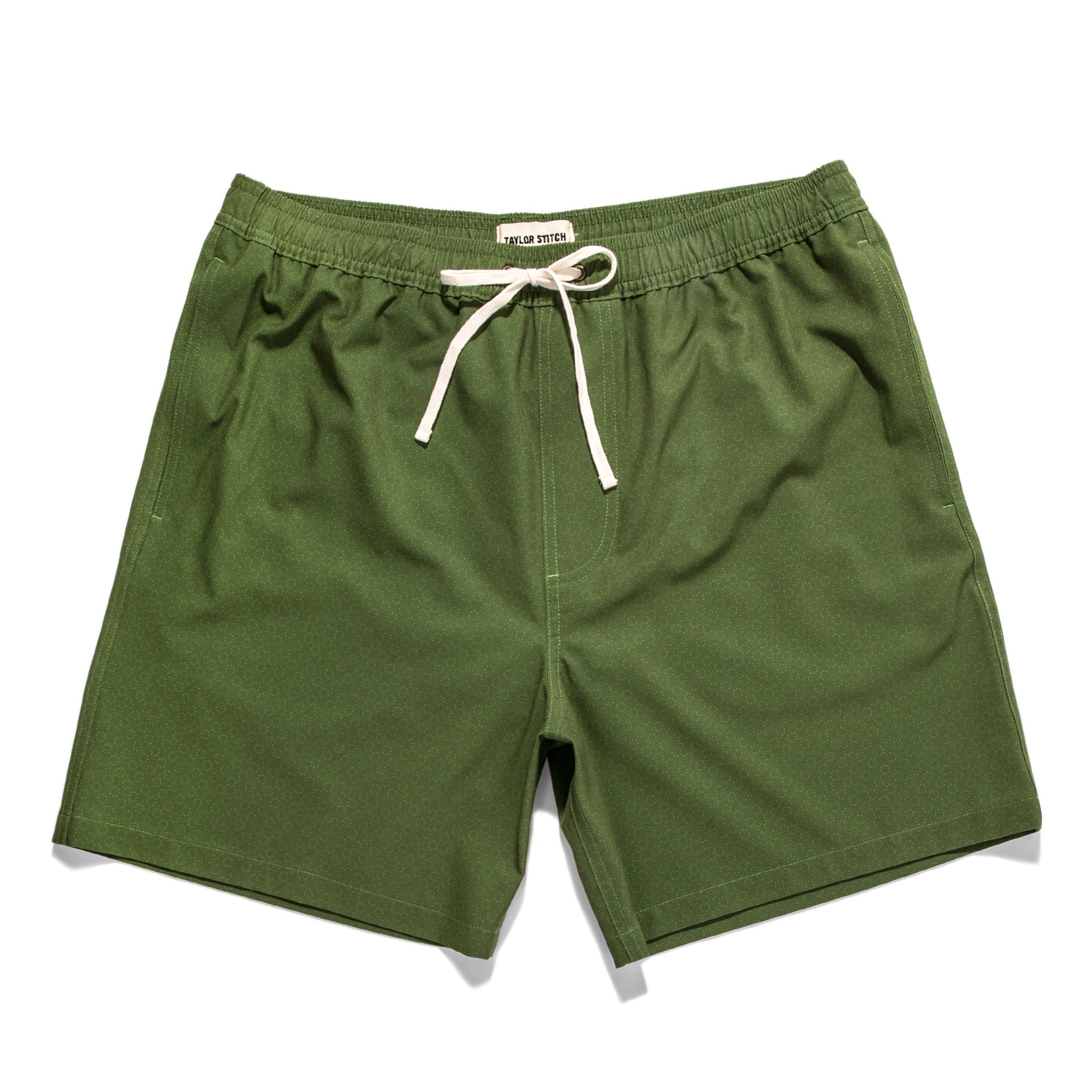 The Yuba Trunk in Olive Print: Featured Image, Shorts by Taylor Stitch