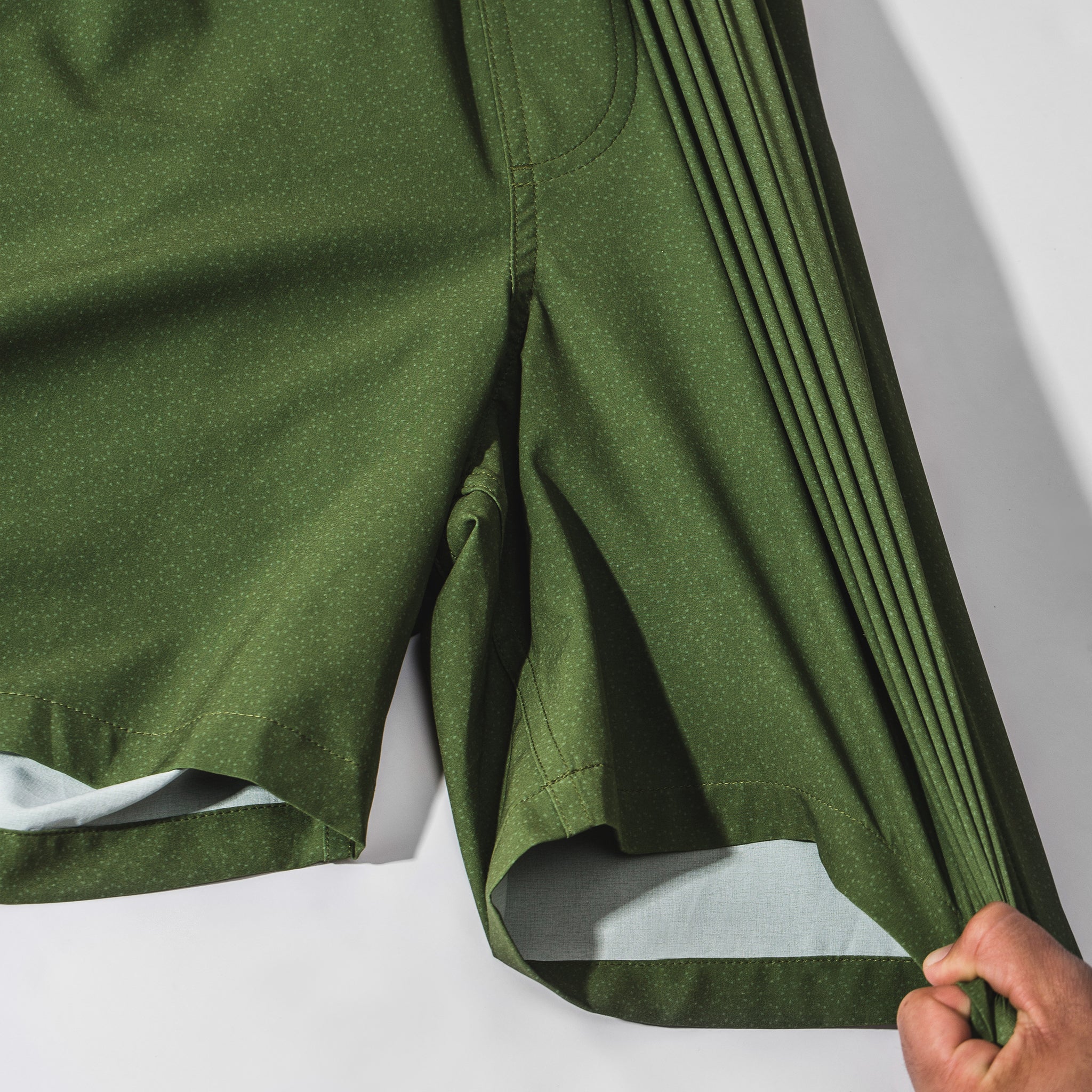 The Yuba Trunk in Olive Print: Alternate Image 9, Shorts by Taylor Stitch