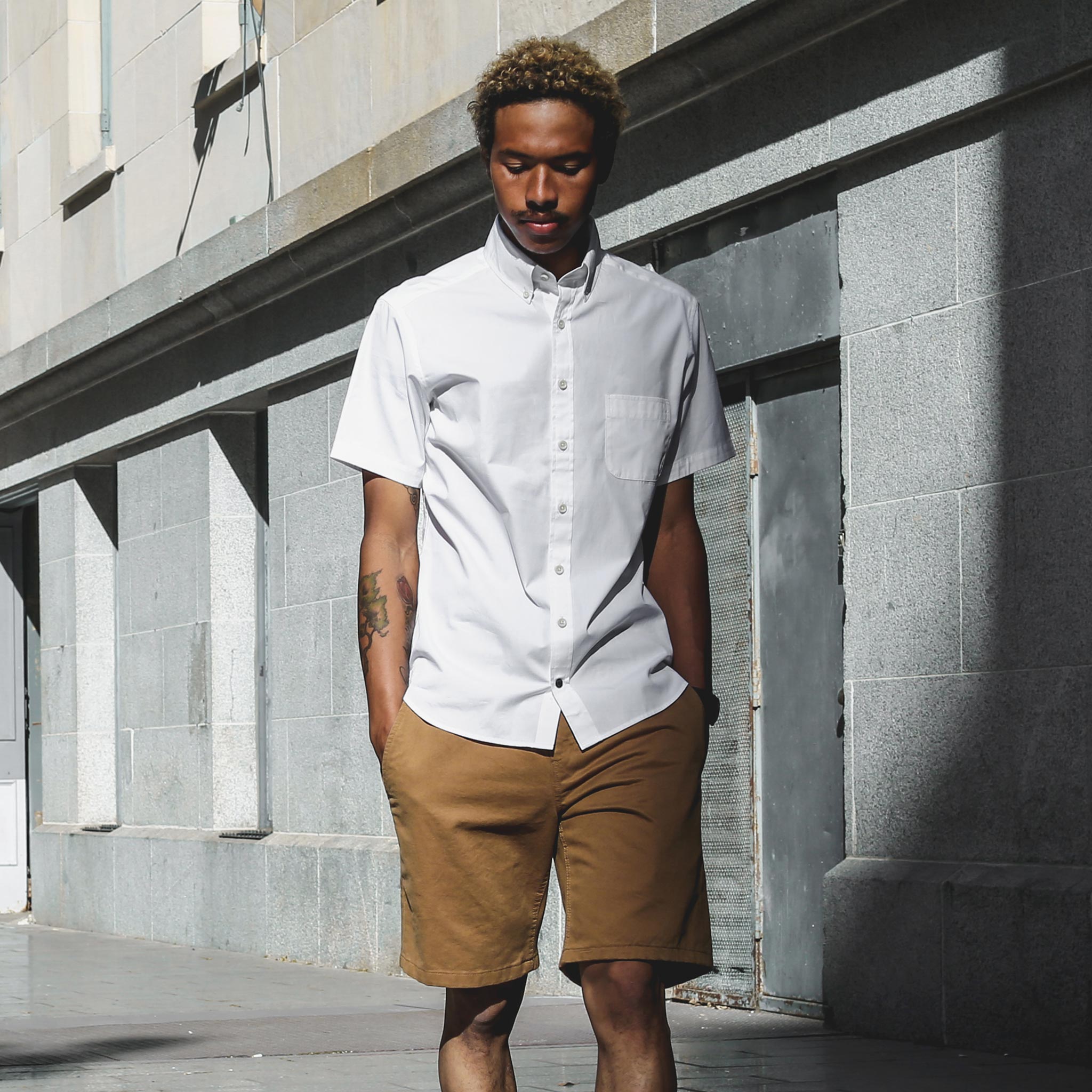 The Travel Short in British Khaki: Alternate Image 1, Shorts by Taylor Stitch