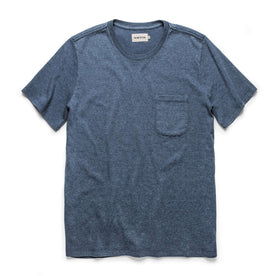The Heavy Bag Tee in Dusty Blue: Featured Image