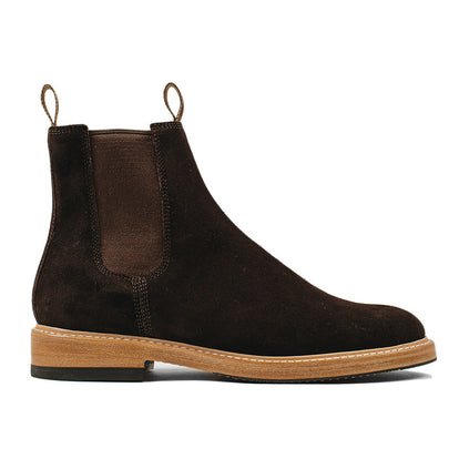 The Ranch Boot in Weatherproof Chocolate Suede