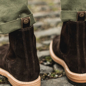 The Ranch Boot in Weatherproof Chocolate Suede: Alternate Image 4