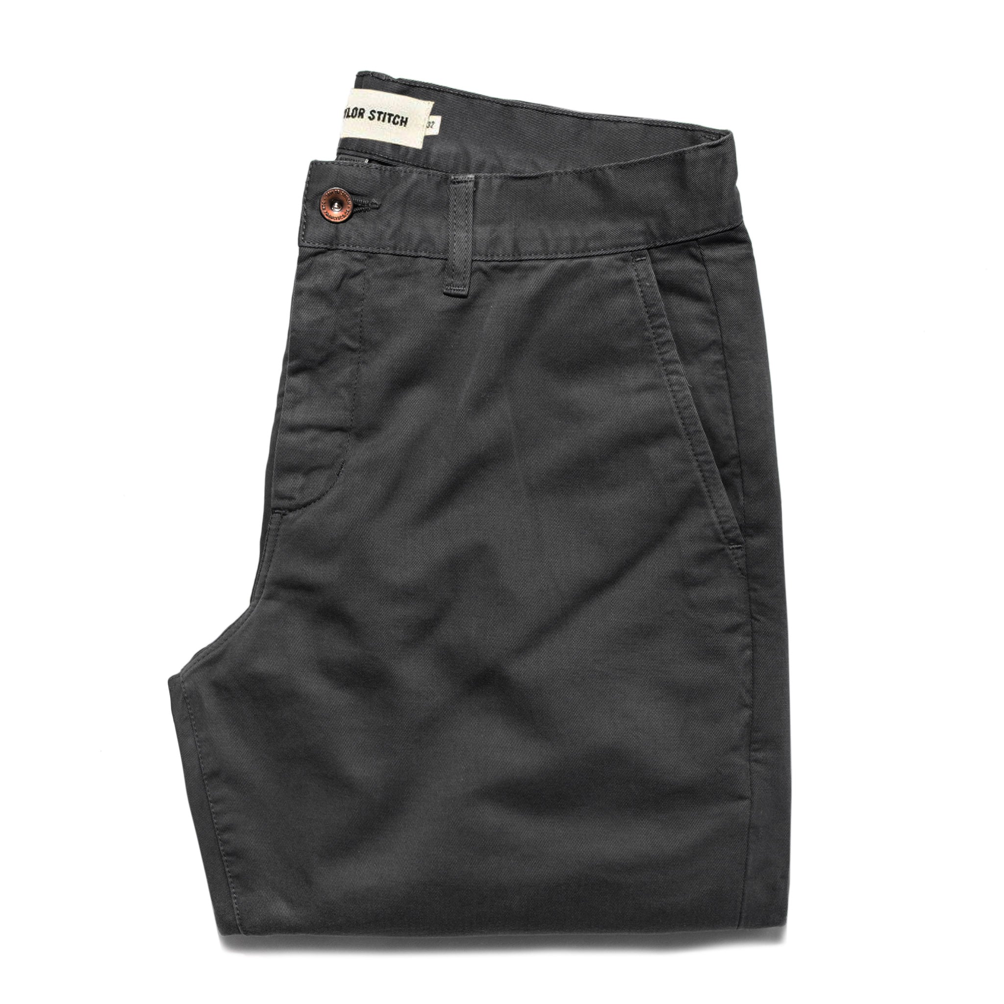 The Slim Chino in Organic Charcoal: Featured Image, Pants by Taylor Stitch