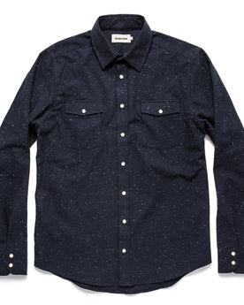 The Glacier Shirt in Navy Nep Twill: Alternate Image 8, Wovens by Taylor Stitch
