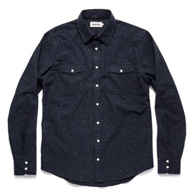 The Glacier Shirt in Navy Nep Twill: Alternate Image 8