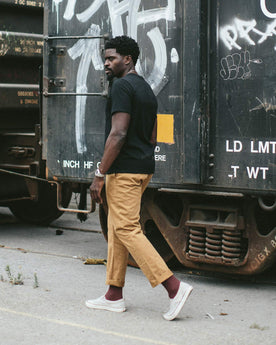 The Heavy Bag Tee in Black Melange: Alternate Image 3, Knits by Taylor Stitch