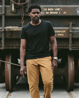 The Heavy Bag Tee in Black Melange: Alternate Image 5, Knits by Taylor Stitch