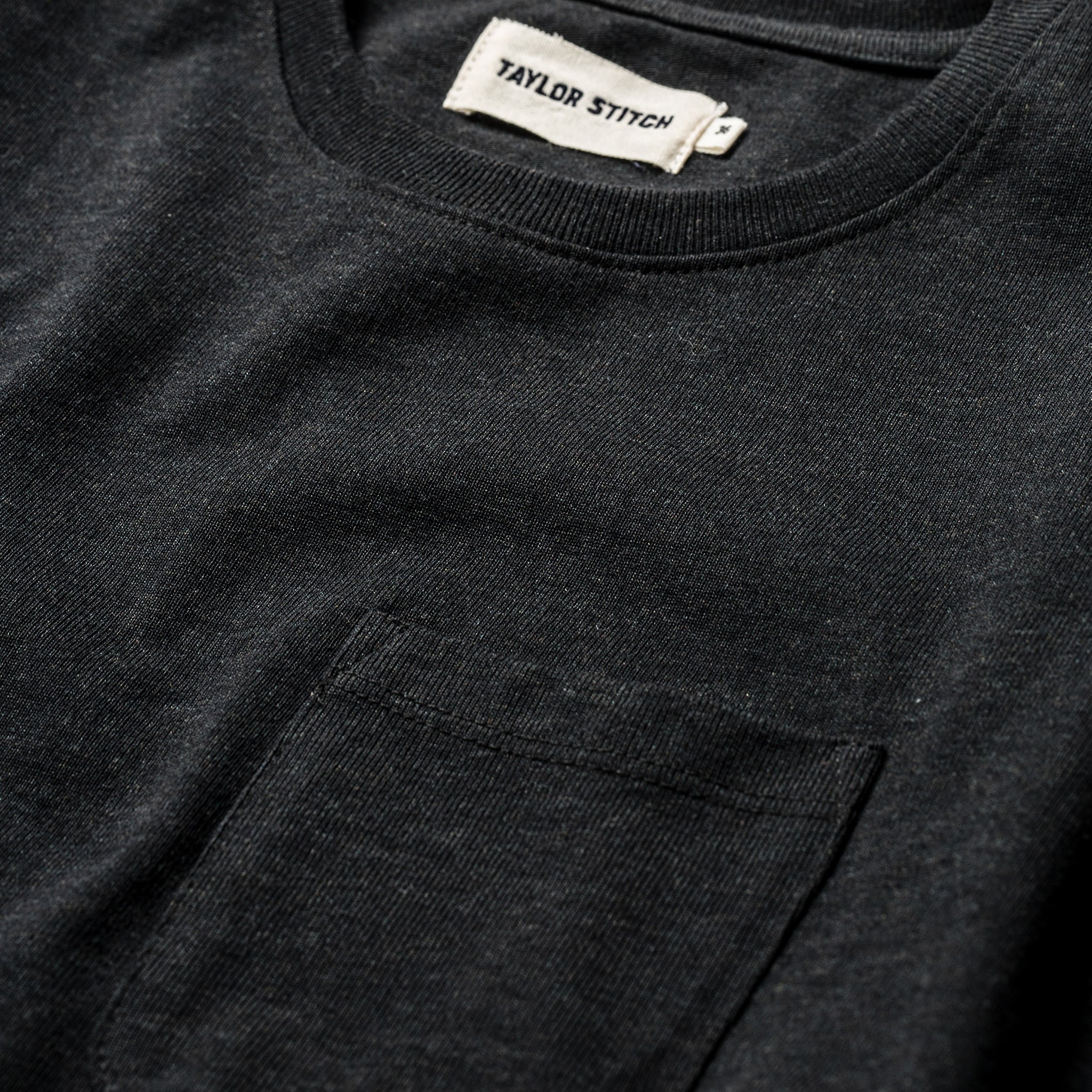 The Heavy Bag Tee in Black Melange: Alternate Image 6, Knits by Taylor Stitch