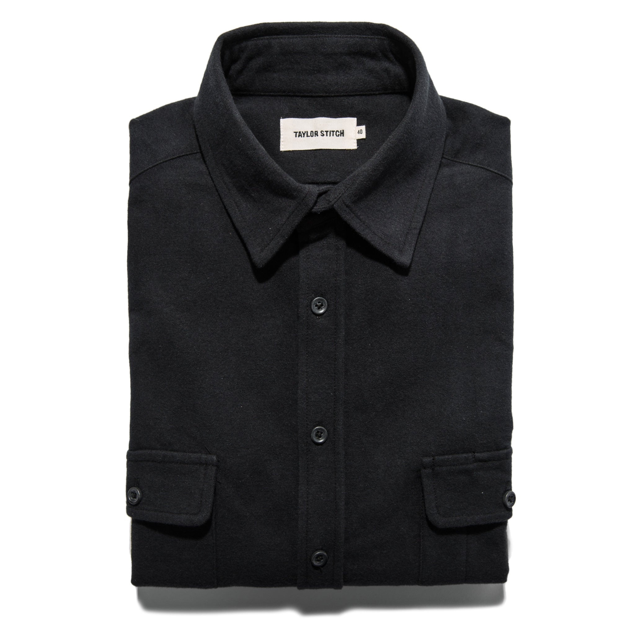 The Yosemite Shirt in Black: Featured Image, Wovens by Taylor Stitch