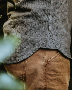 The Utility Shirt in Charcoal Jacquard: Alternate Image 2, Wovens by Taylor Stitch
