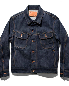 The Long Haul Jacket in 110 Year Denim: Featured Image, Outerwear by Taylor Stitch