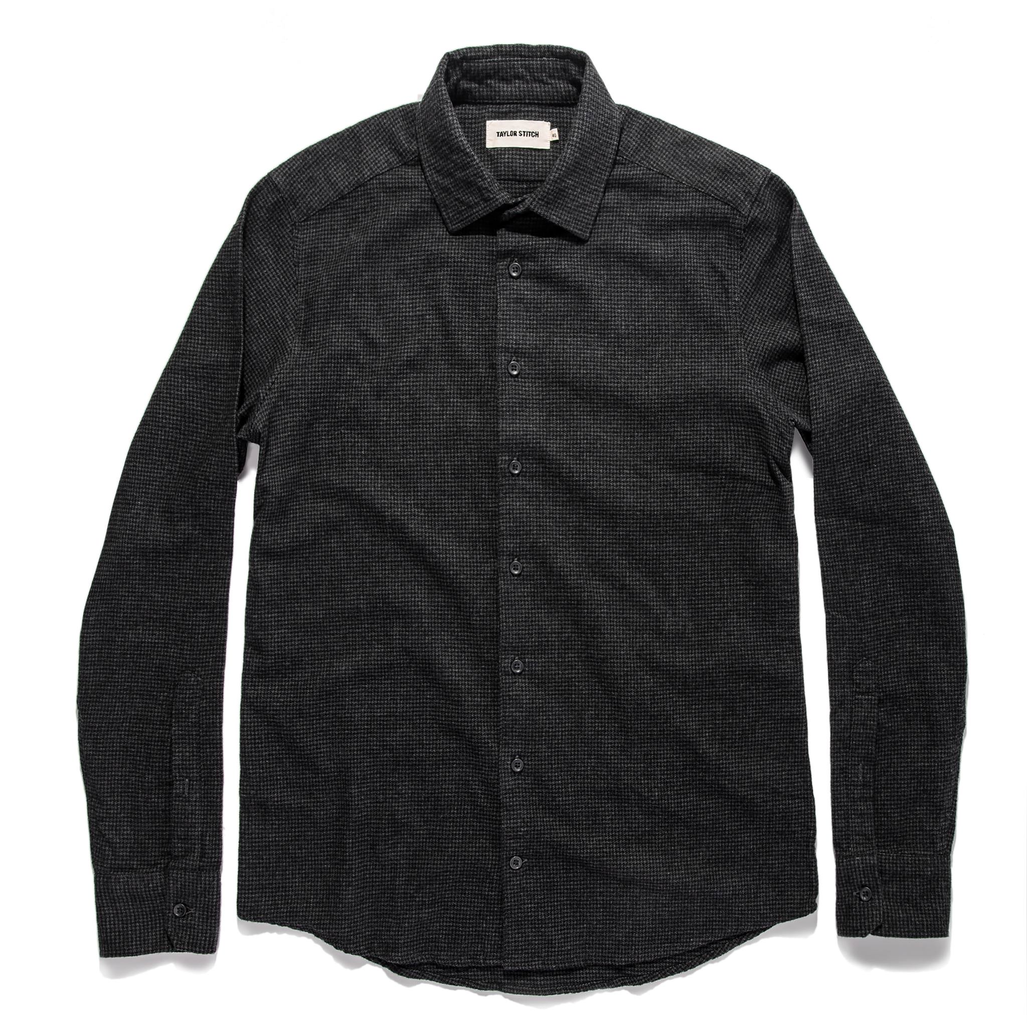 The Hyde in Charcoal Brushed Houndstooth: Alternate Image 6, Wovens by Taylor Stitch
