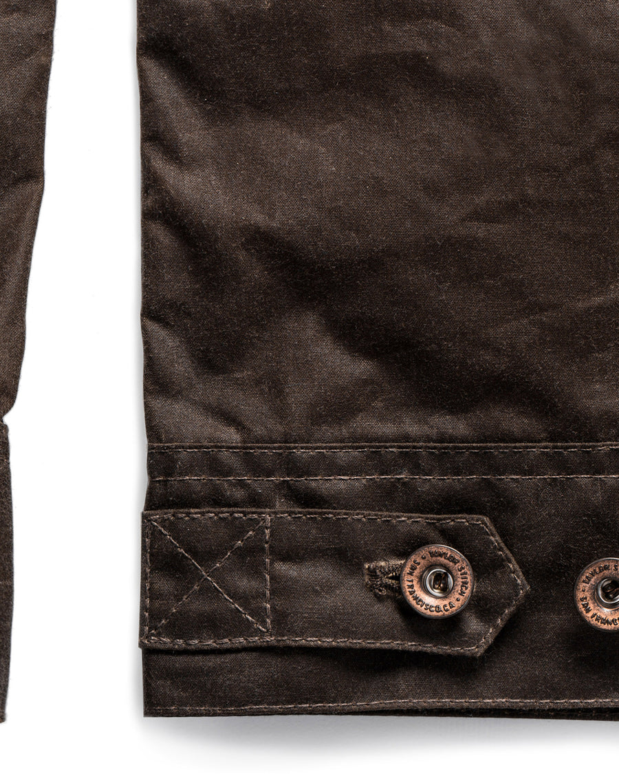 the long haul jacket in tobacco waxed canvas The Long Haul Jacket In Tobacco Waxed Canvas Taylor Stitch Waxed Canvas  Jacket Long Haul Long