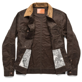 The Long Haul Jacket in Tobacco Waxed Canvas: Alternate Image 14