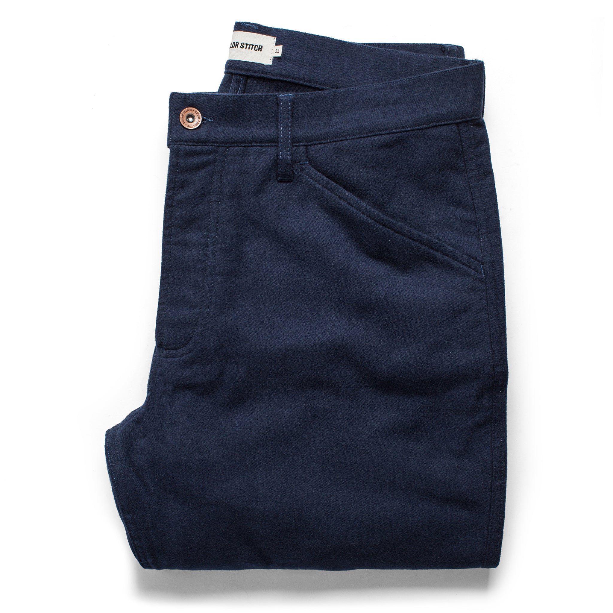 The Camp Pant in Navy Moleskin: Featured Image, Pants by Taylor Stitch