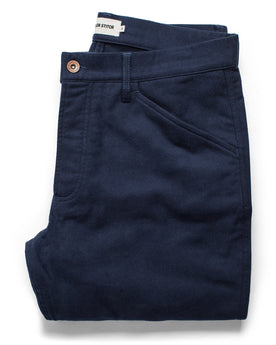The Camp Pant in Navy Moleskin: Featured Image, Pants by Taylor Stitch