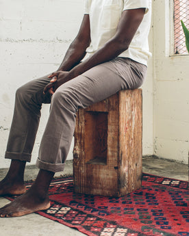 Dave in our favorite SF warehouse , Pants by Taylor Stitch