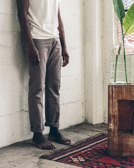 Dave in our favorite SF warehouse , Pants by Taylor Stitch