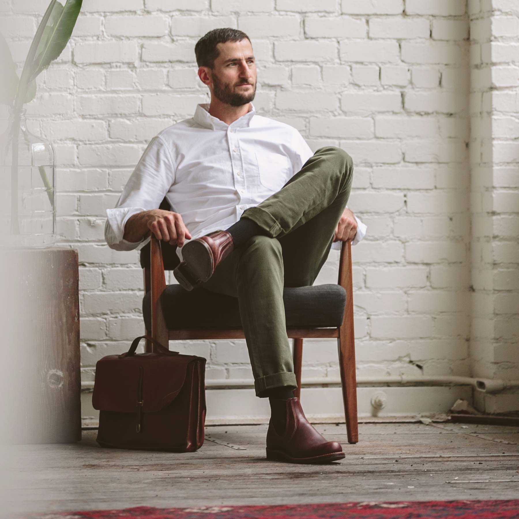 The Democratic Chino in Olive: Alternate Image 1, Pants by Taylor Stitch