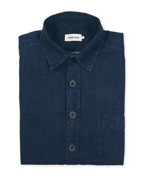 The Mechanic in Washed Indigo: Featured Image, Wovens by Taylor Stitch