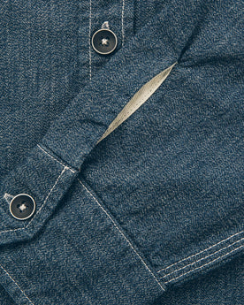 The Utility Shirt in Indigo Salt & Pepper Chambray, Wovens by Taylor Stitch