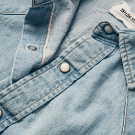 The Western Shirt in Washed Indigo: Alternate Image 6