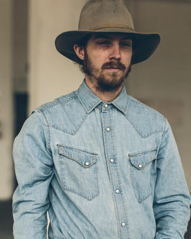 The Western Shirt in Washed Indigo: Alternate Image 5, Wovens by Taylor Stitch