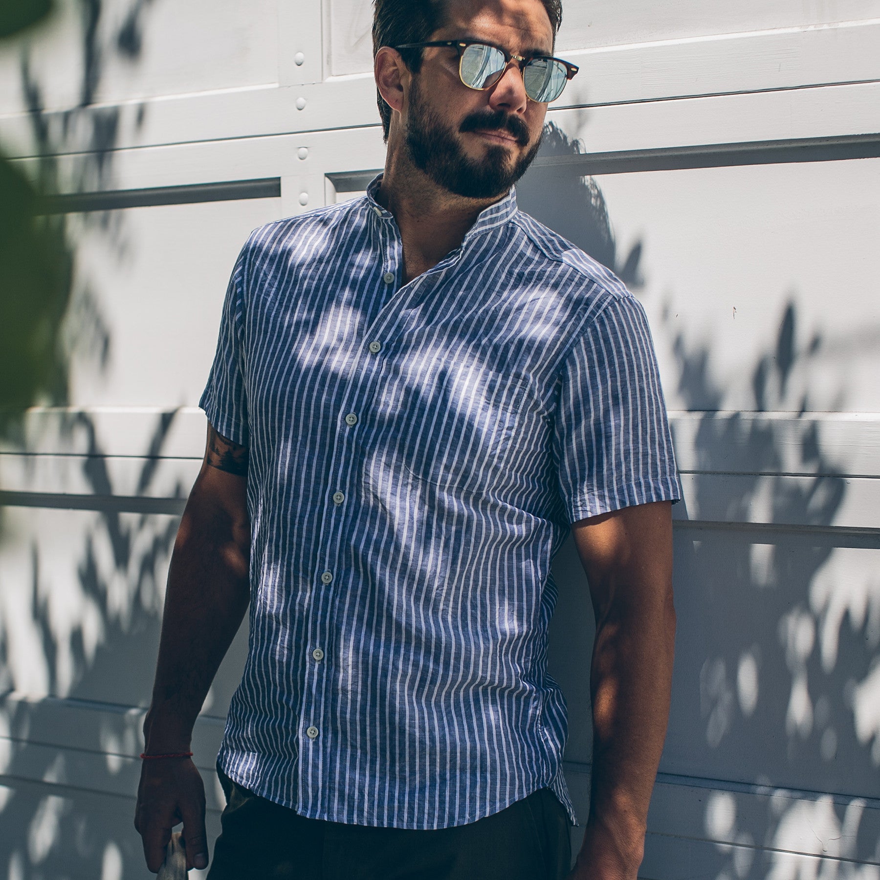 The Bandit in Blue & White Stripe: Alternate Image 3, Wovens by Taylor Stitch