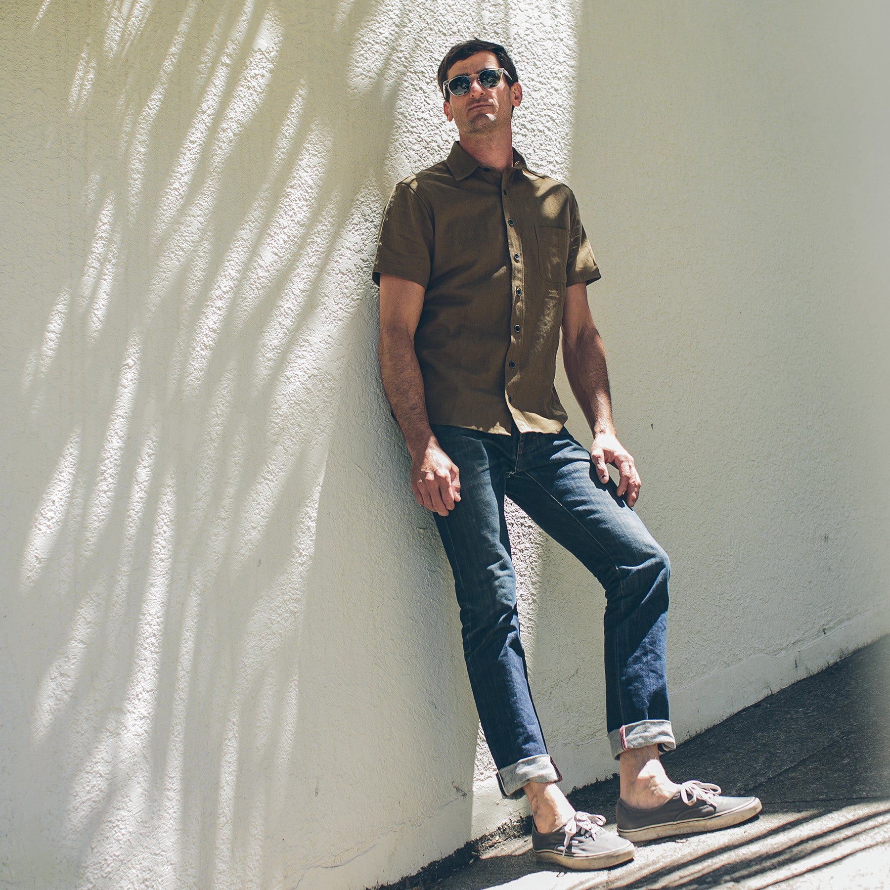 The Short Sleeve Mechanic in Tobacco: Alternate Image 3, Wovens by Taylor Stitch