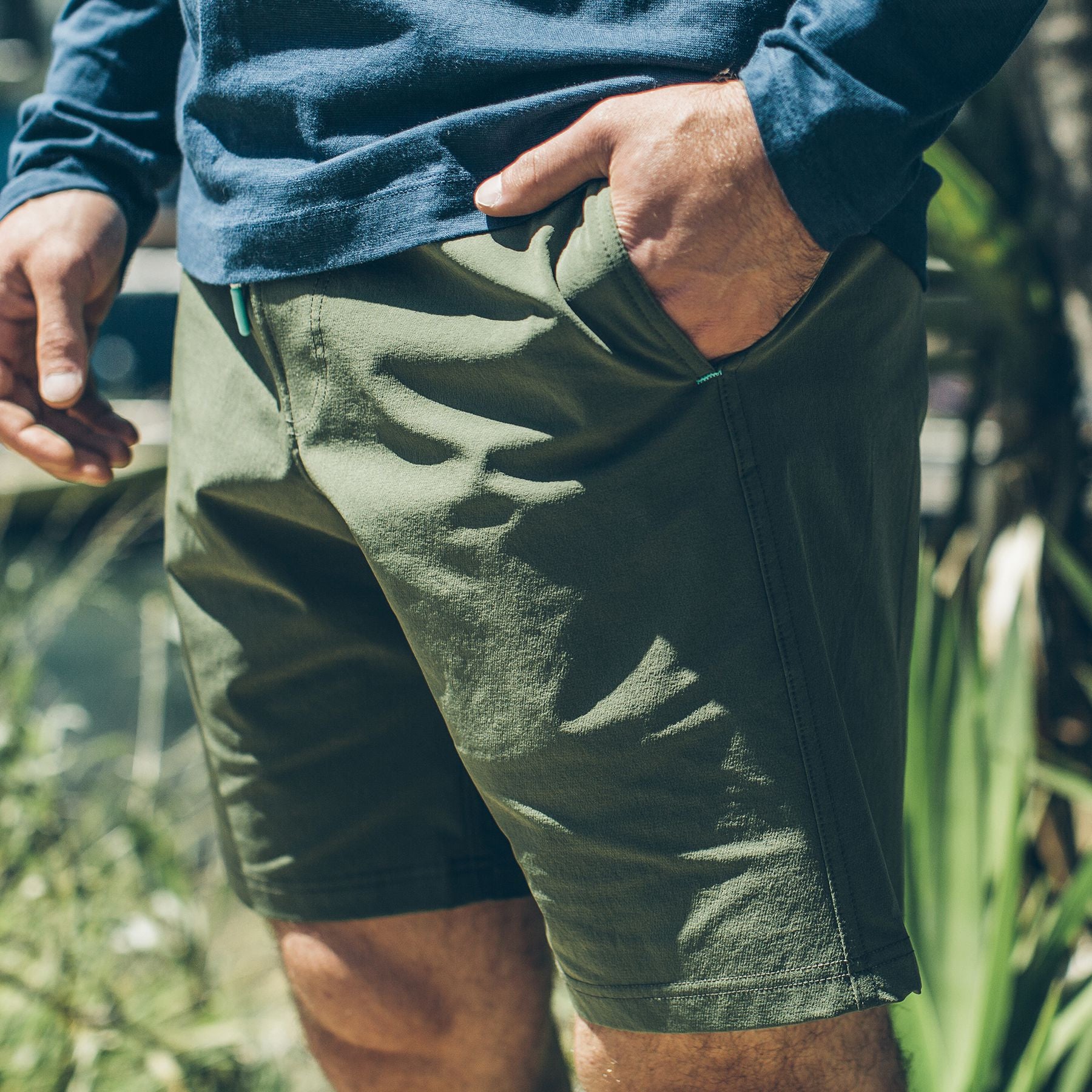 The Myles Everyday Short in Forest: Alternate Image 1, Shorts by Taylor Stitch