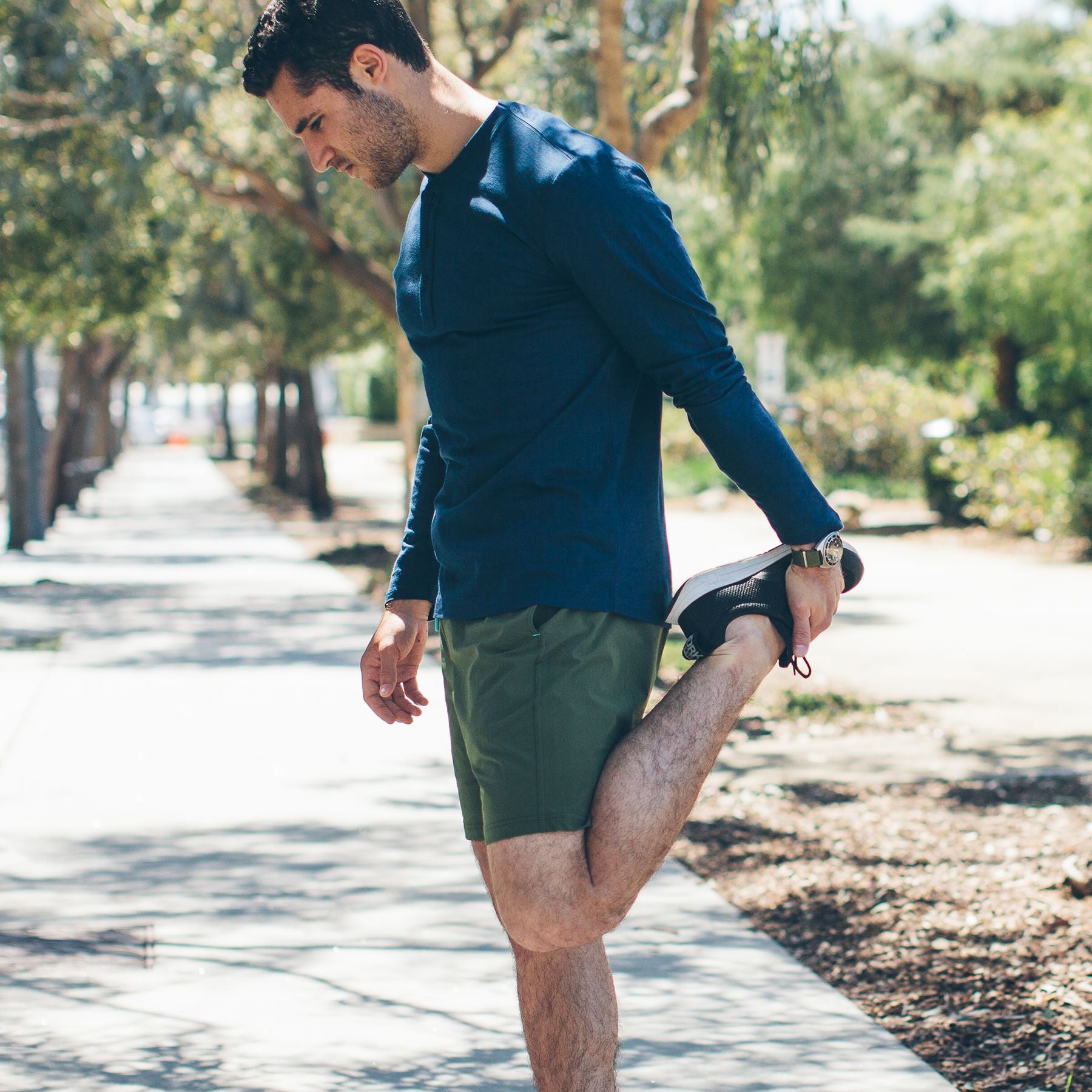 The Myles Everyday Short in Forest: Alternate Image 2, Shorts by Taylor Stitch