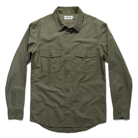 The Point Shirt in Army Hemp: Alternate Image 7