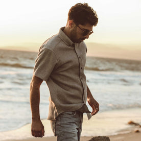 The Short Sleeve Jack in Ash Waffle - featured image